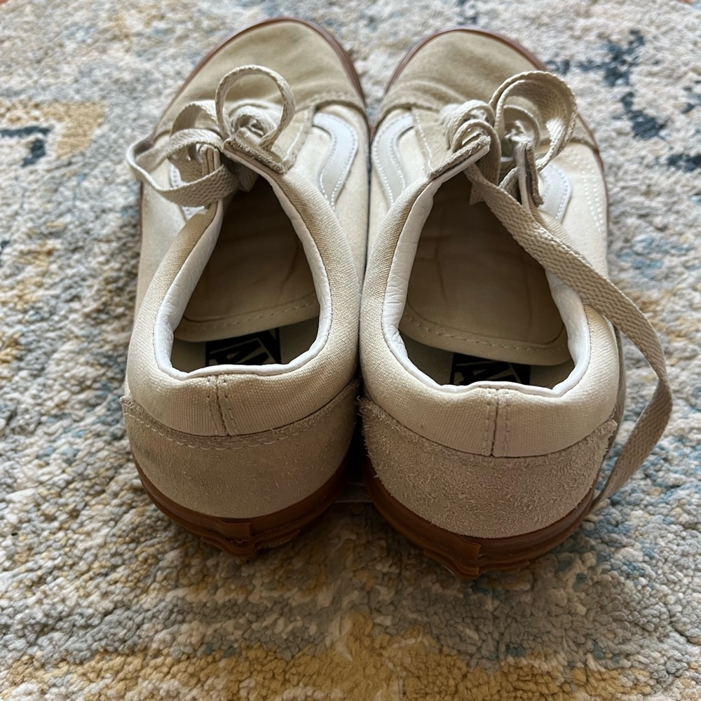 Vans Old Skool Classic Cream Sneakers - Picture 4 of 5